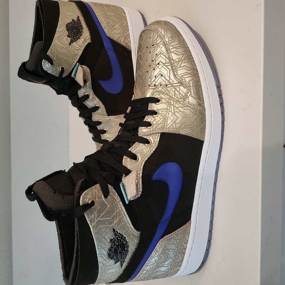 Jordan 1 Zoom Air CMFT Gold Laser (Lightly Used) Men's 13